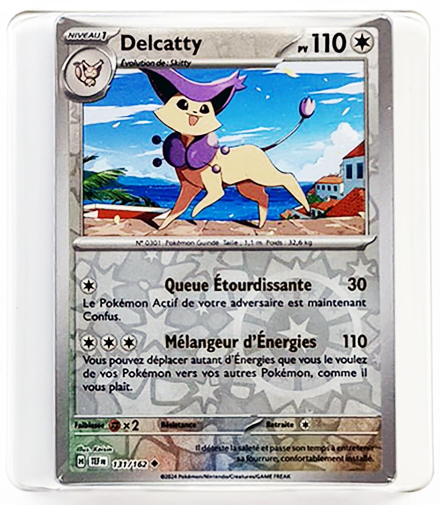 Delcatty 131/162 Reverse - Myboost X Écarlate et Violet 5 - Forces Temporelles Box of 10 Pokemon French cards