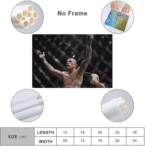 Miniatura 2 de Póster de Alex Pereira Boxer (14) Obras de Arte, Póster en Lienzo de Sala Estética Arte de Pared Impresiones para el Hogar Decoración Moderna