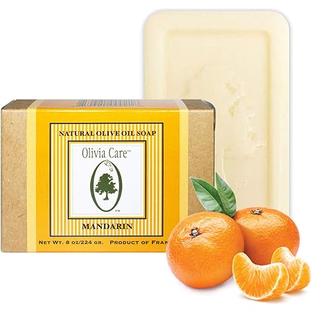 Olivia Care Verbena Bar Soap - Natural, Organic, Vegan Soap For Face, Hands & Body, 5 Oz