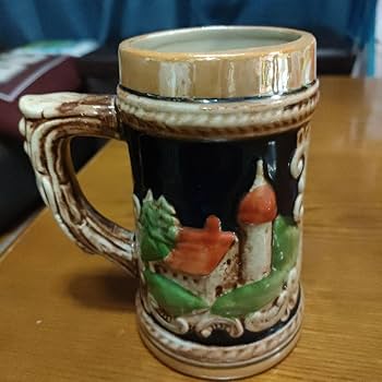 Amazon.co.jp: ミュンヘンジョッキ ドイツ ビールジョッキ 陶器