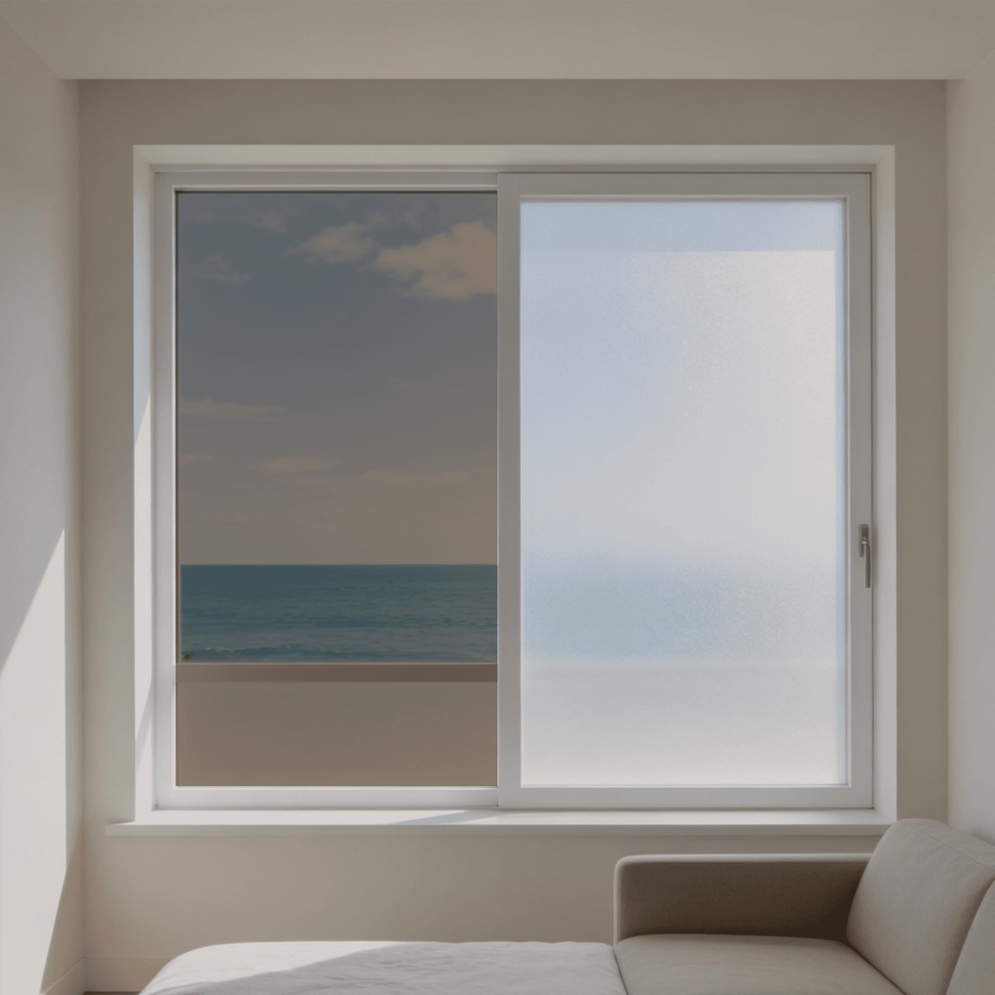 Vinilo Espejo para Ventanas 124 x 90 cm Privacidad Protege del Sol Vinilos Ventana Privacidad con Kit de Montaje para Hogar, Oficina, té de Plata