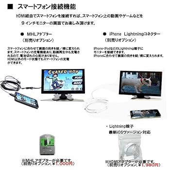 Amazon.co.jp: WOWAUTO 高感度地デジ9インチ車載テレビ