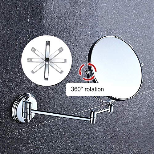 Miroir de maquillage mural pour routine beauté et rasage précis - 4
