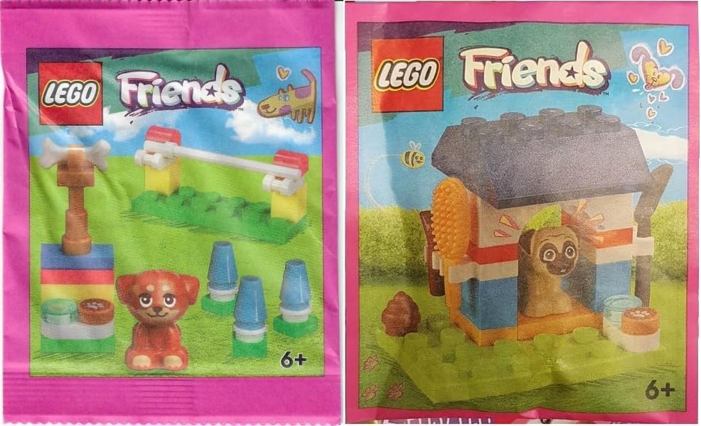 LEGO Friends Mops Mit Hundehütte Und Welpenspielplatz Kombi-Pack