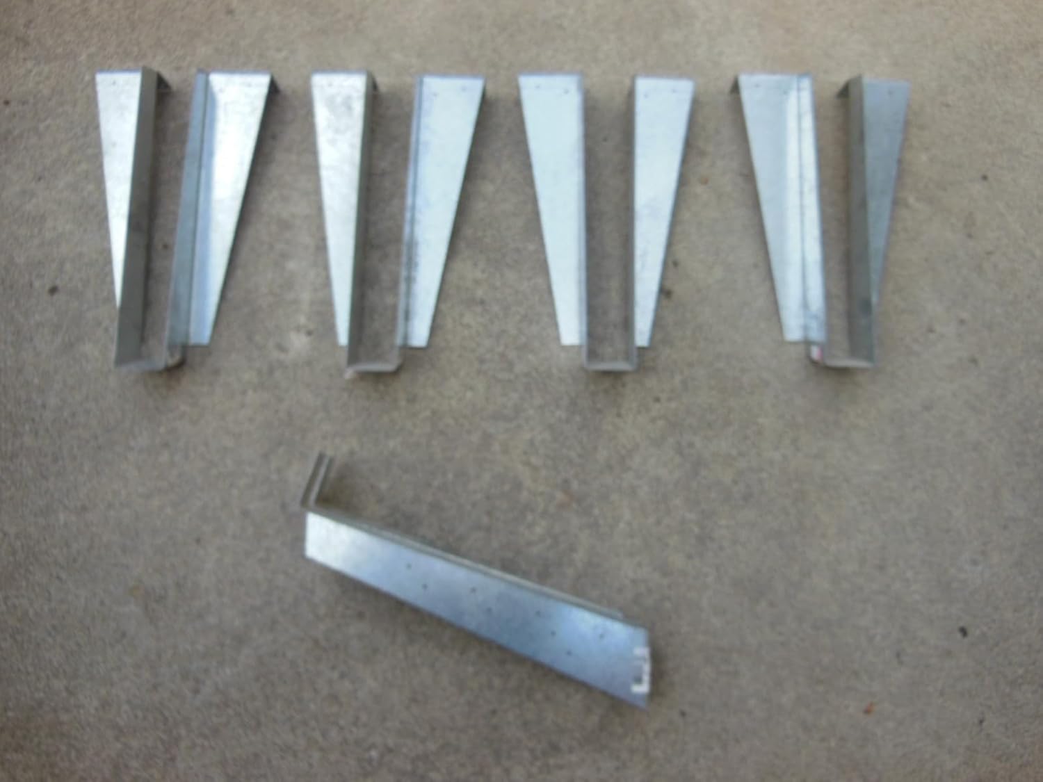 (5) MLK LBV2.37/16X - 2 1/2" x 16" - Top Flange Joist SLOPED HANGER -