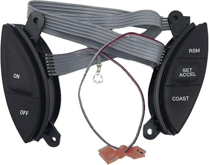 F87Z9C888BB Steering Wheel Mounted Cruise Control Switch Button Kit Compatible with