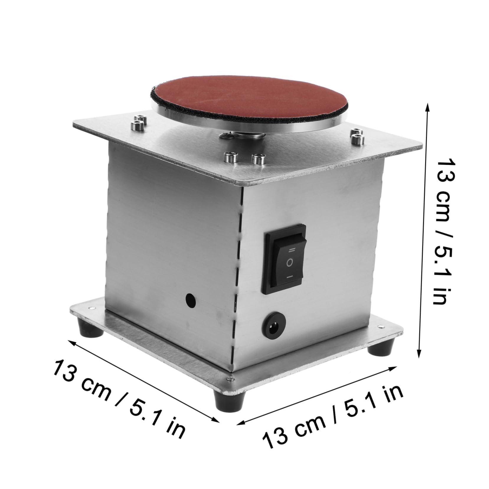 Holibanna Electric Belt Sander Mini Belt Sander Sanding Disc Machine for Wood Metal Stone