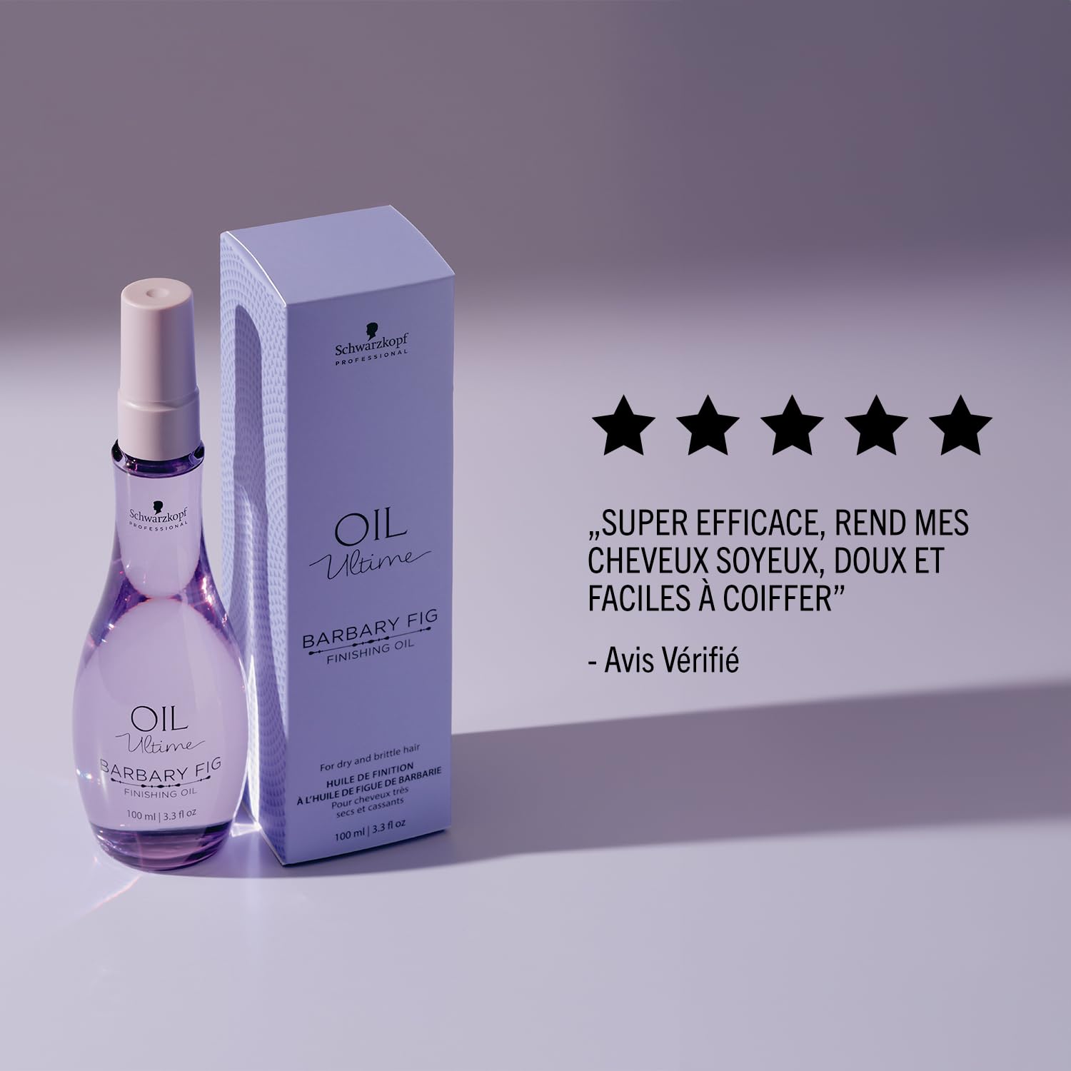 Schwarzkopf Professional Oil Ultime Huile De Finition Figue De Barbarie Huile Pour Cheveux Secs Et Abîmés Purifiée Et Naturelle Lisse La Cuticule Protection Thermique Nourrissante Hydratante 100 ml