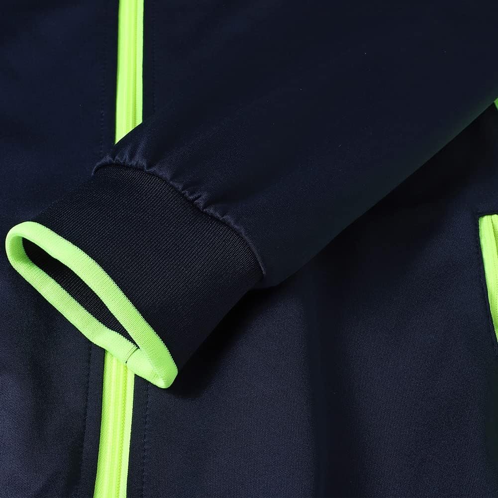 Men's Casual Tracksuit Long Sleeve Sweatsuit Athletic Set Full Zip Running Jogging Sports Jacket and Pants - Image 4