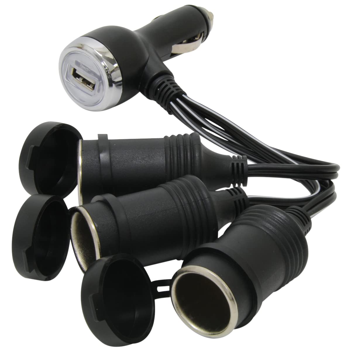 Power Adapter,4 Outlet,12V