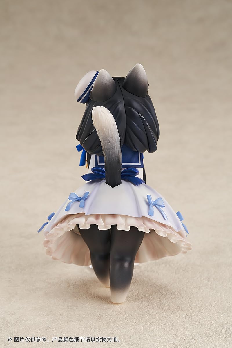 Ribose DLC Series Tea Time Cats Cow Cat Non-Scale ABS & PVC Porcelain Painted Complete Figure