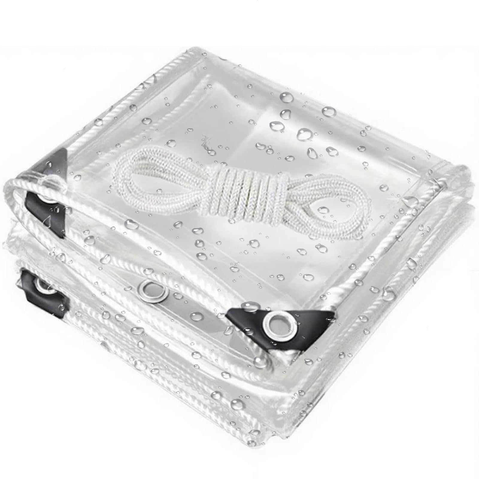 Lona impermeable exterior para muebles de jardín y camping protector transparente 80x140