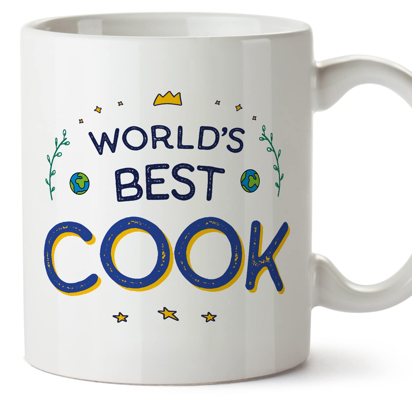 MUGFFINS Cook Mug - in English - World's Best - Funny Gift for Colleagues - Ceramic 11oz Mug โ image 1