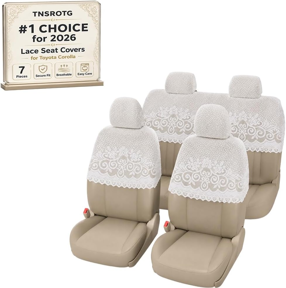 Lace Car Seat Covers Automotive Accessories Breathable Fabric Interior