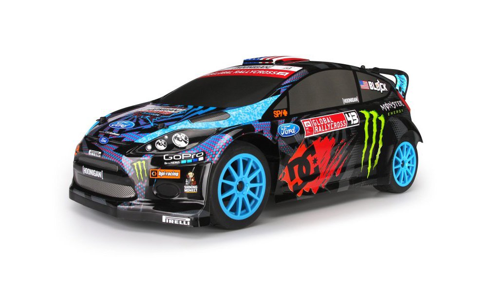 HPI マイクロRS4 ドリフト仕様 Hpi Ken Block 2013 Grc Micro Rs4 RTR with Ford Fiesta, Multi Color