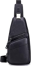 Men's Shoulder Bags Trendy Leisure Genuine Leather Messenger Bag