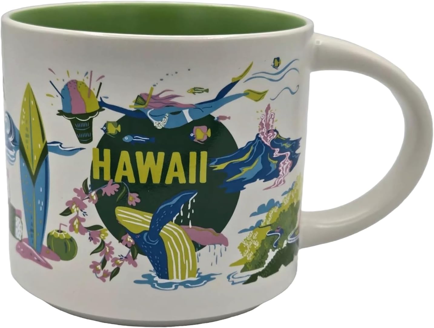 Starbucks Hawaii Discovery Series Ceramic Coffee Mug, 14 oz, Tall