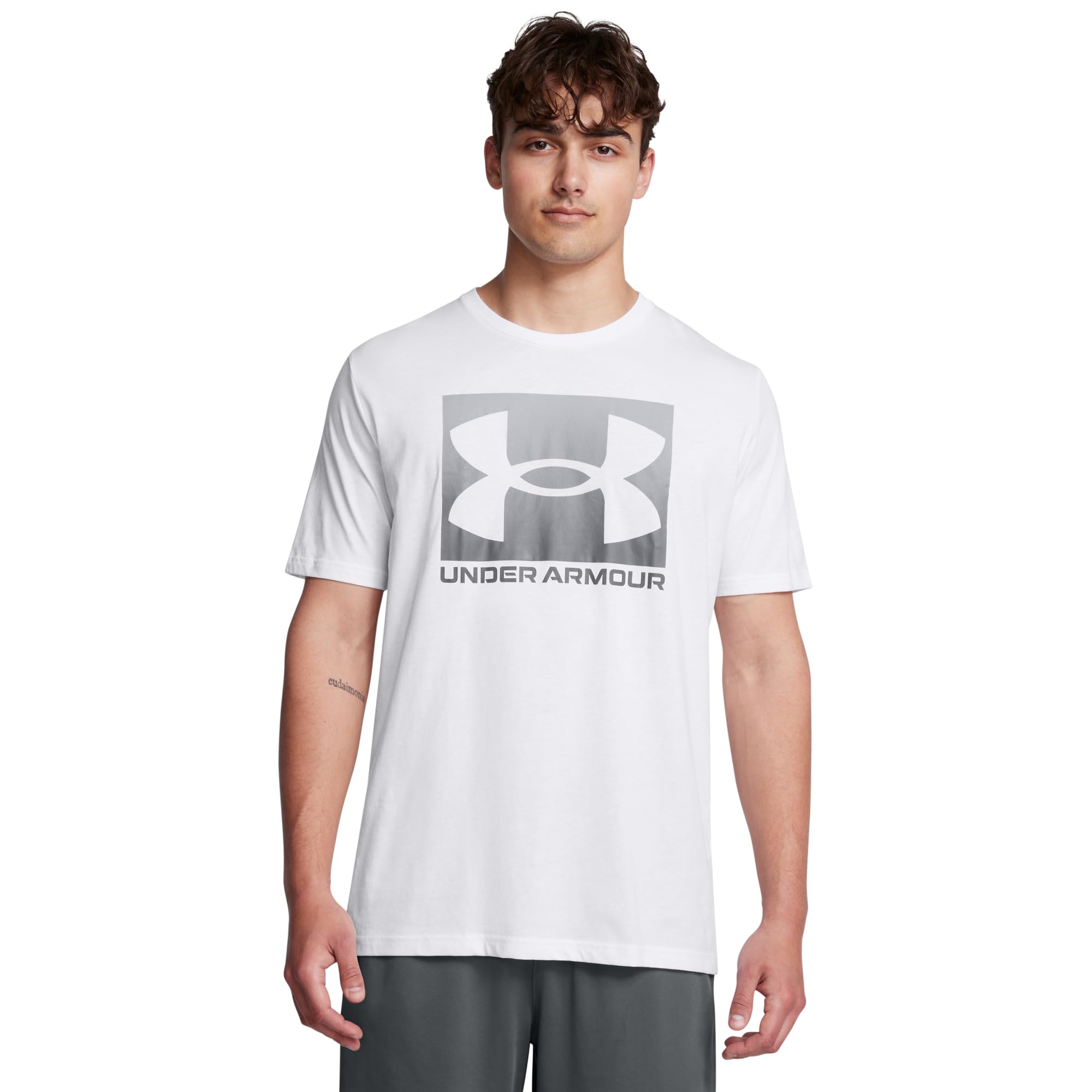 Under Armour Herren Boxed Sports Updated Shirt Weiß L – Ansicht 2