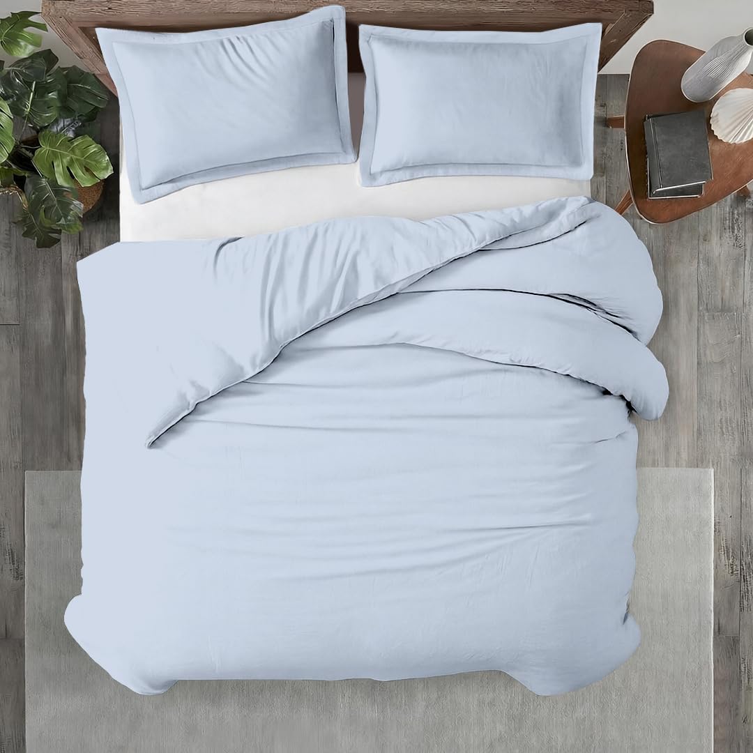 Kotton Culture 1 Pc Twin XL/Twin Duvet Cover Only-100% Egyptian Cotton 600 Thread Count Ultra Soft Premium Durable Comforter Cover Zipper Closure &