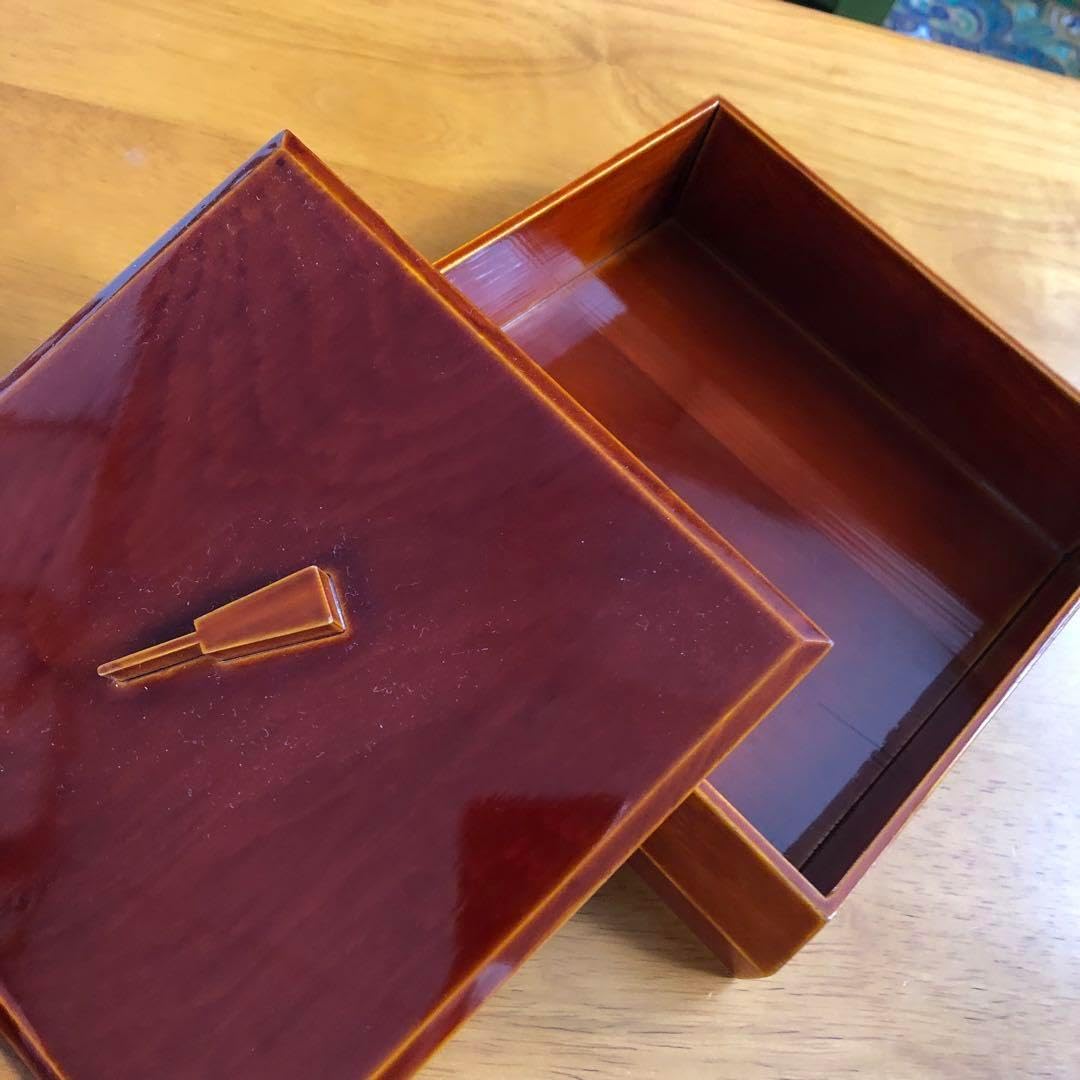 飛騨春慶塗 大徳寺 縁高 重箱 弁当箱 五客 共箱 茶道具 c6141d 飛騨