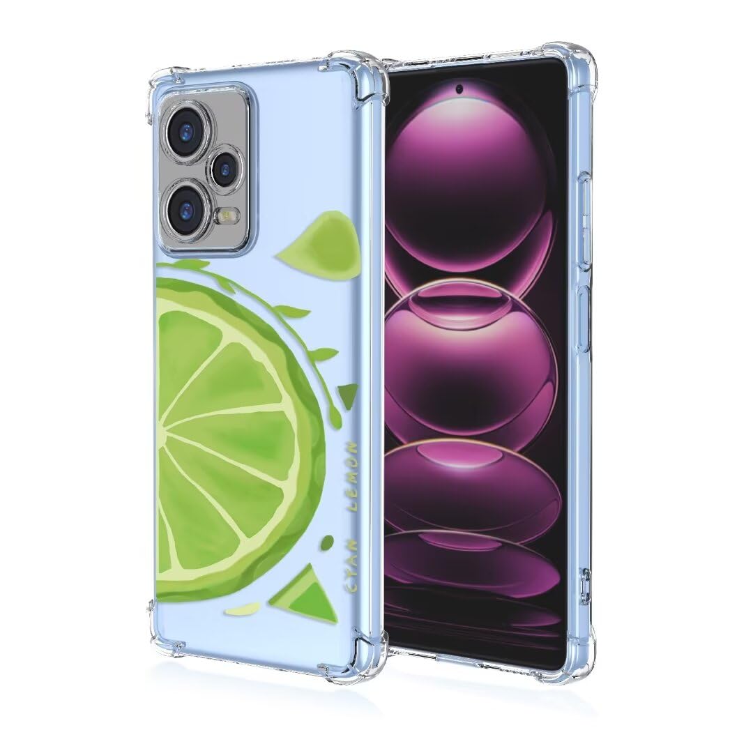 Yoedge 2 Pezzi Cover per Xiaomi Redmi Note 12 5G 6,67, Ultra Sottile Trasparente Morbida TPU Custodia in Silicone Antiurto Antigraffio Protettiva Case con Disegni per Donne Ragazza, Fiore 1