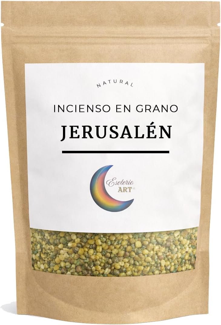 Incienso Litúrgico de Jerusalem | Resina Natural para Ritual, Meditación y Purificación Espiritual | Bolsa Termosellada