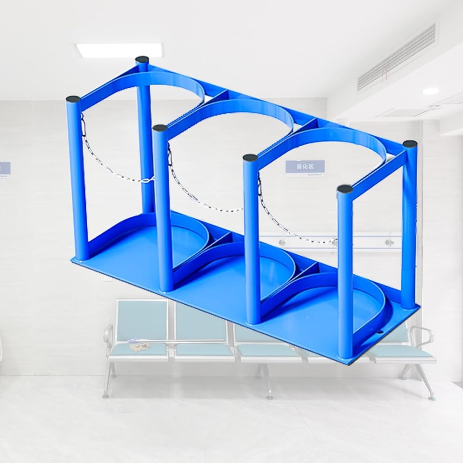 WQPMNYG Oxygen Cylinder Rack for Secure Storage and Organization in Medical and Home Settings