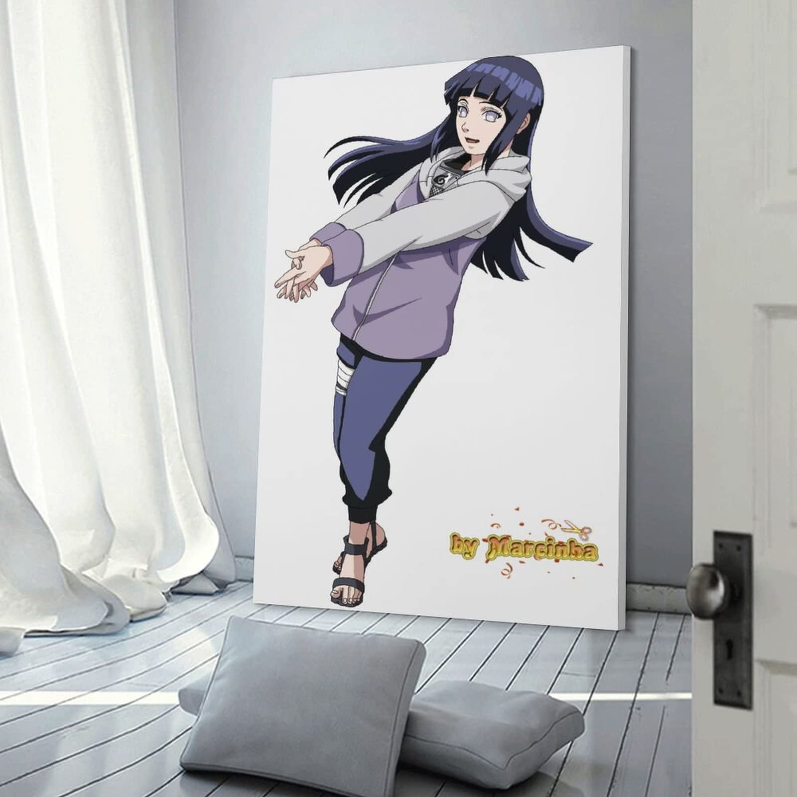 Amazon.co.jp: アニメ NARUTO -ナルト- 日向ヒナタ キャンバス アート