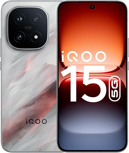iQOO 15 (Apex, 12GB RAM, 256GB Storage) | Fastest Snapdragon 8 Elite Gen 5 Processor* | OriginOS 6 - Out of The Box* | Sam...