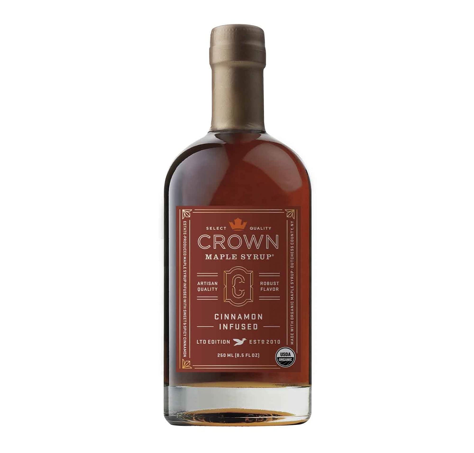 Crown MapleSyrup Maple Cinnamon Infused, 8.5 fl ozUSDA Organic