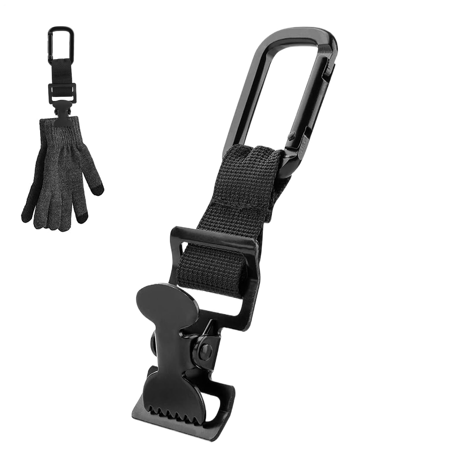 Work Glove Clip – Safety Glove Holder | Heavy Duty Grabber Clip | Belt Loop Gloves Hook | Carabiner Keeper | Secure Holder For Workers, Mechanics, And Outdoor Use | Baseball Carving Electrical Outdoor