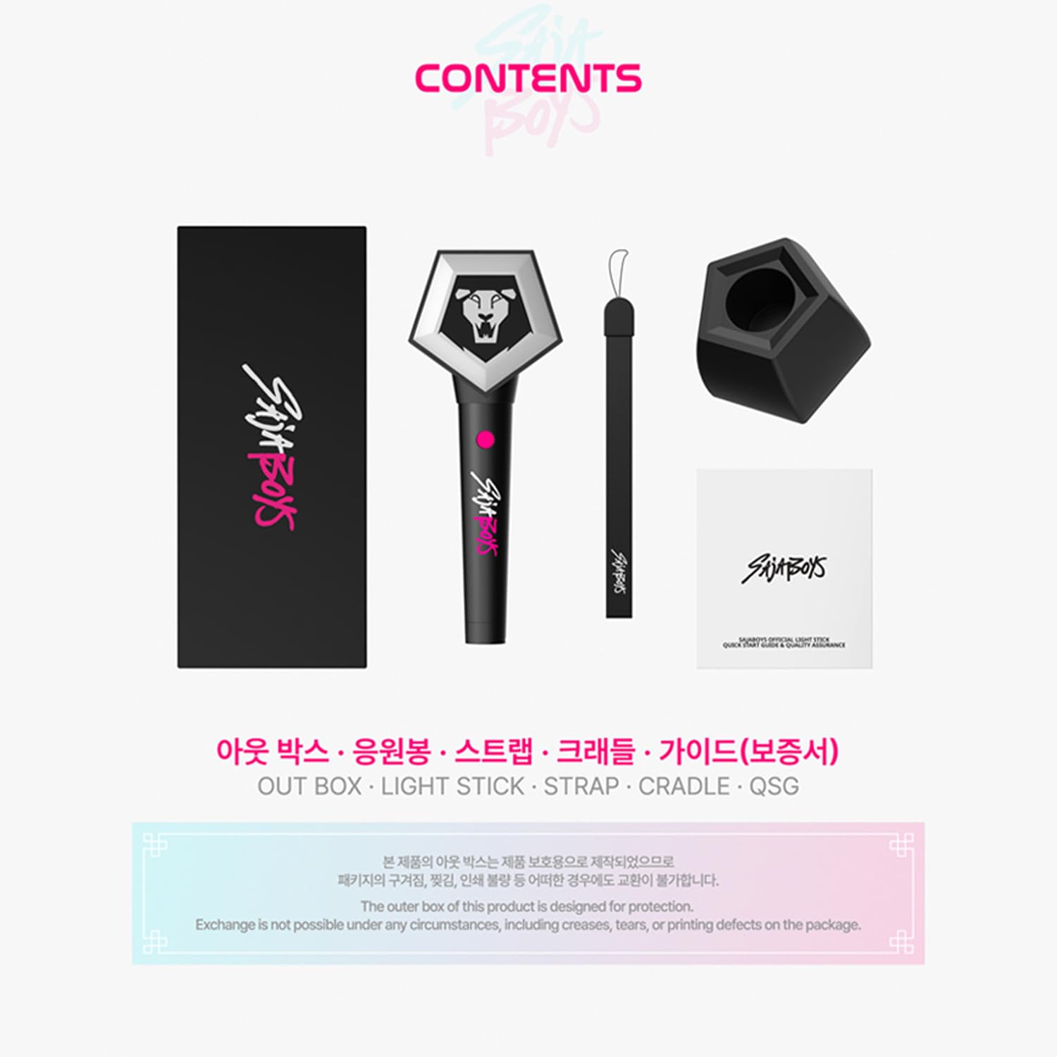 K.POP - SAJA BOYS LIGHT STICK UFFICIALE