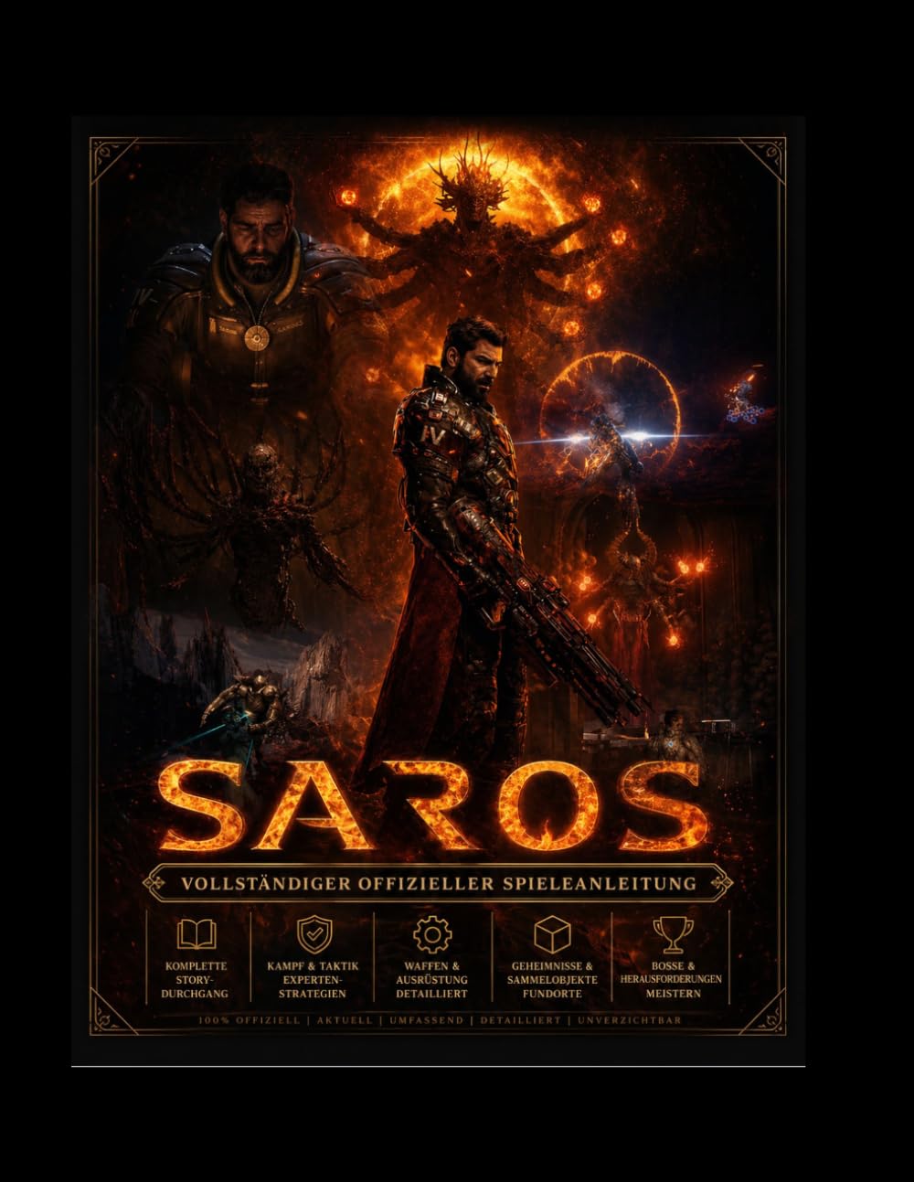 SAROS VOLLSTÄNDIGER OFFIZIELLER SPIELEANLEITUNG: Der ultimative Überlebensbegleiter: Schildmechaniken meistern, Roguelike-Fortschritt und die Geheimnisse von Carcosa entdecken