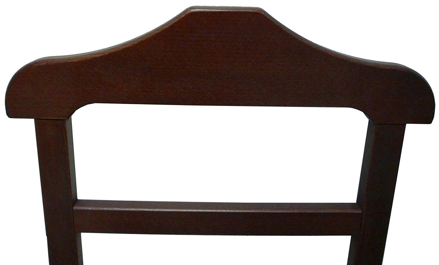 Liberoshopping Appendiabiti Indossatore Porta Abiti in Legno Noce Marrone Servo Muto per Camera