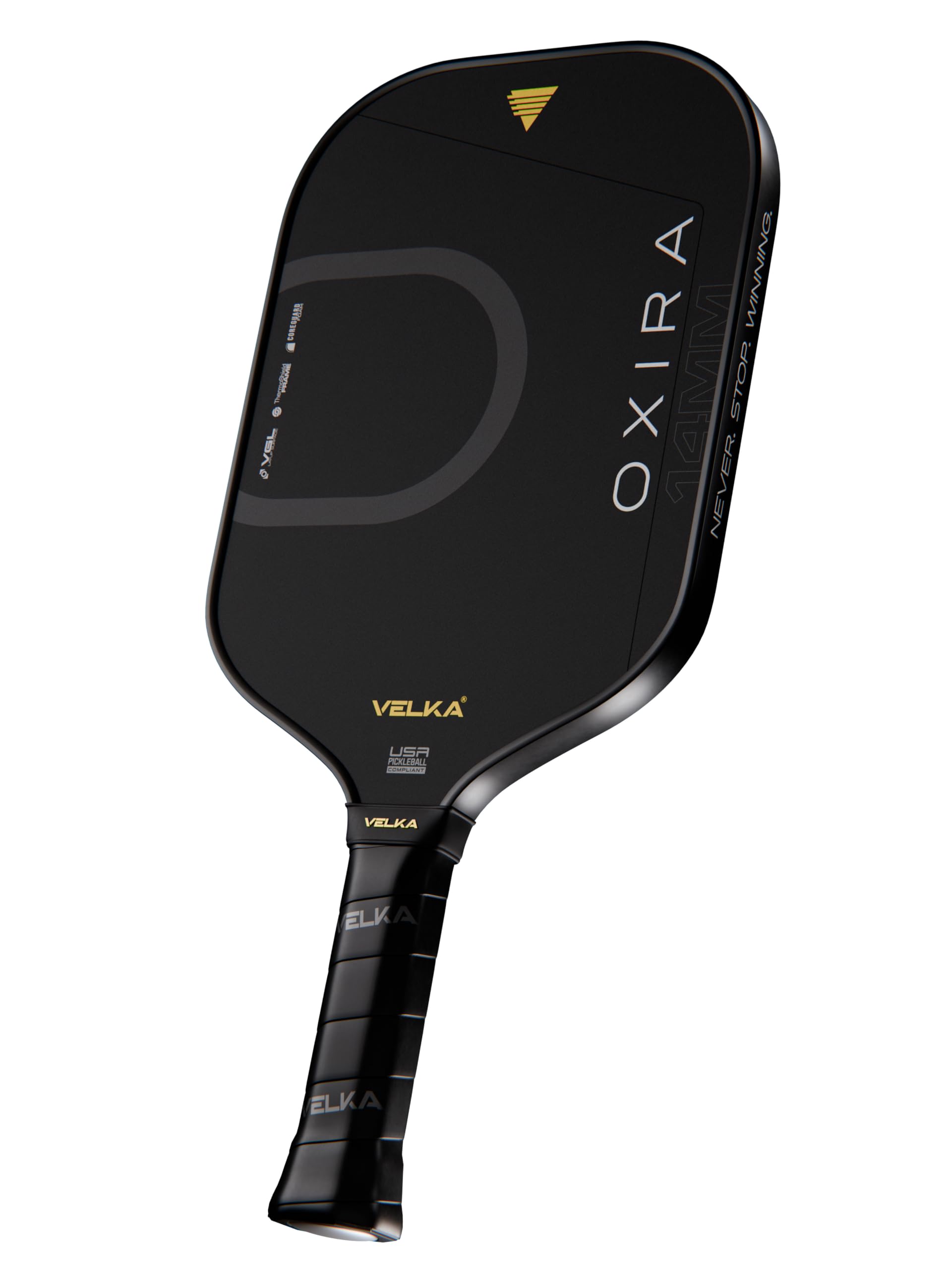Velka Oxira Pickleball Paddle | VGL Tech Japanese Toray T700 Raw Carbon Fiber Face | USAPA Compliant | Elongated 14mm Control Paddle for Intermediate & Pro Players-image-25