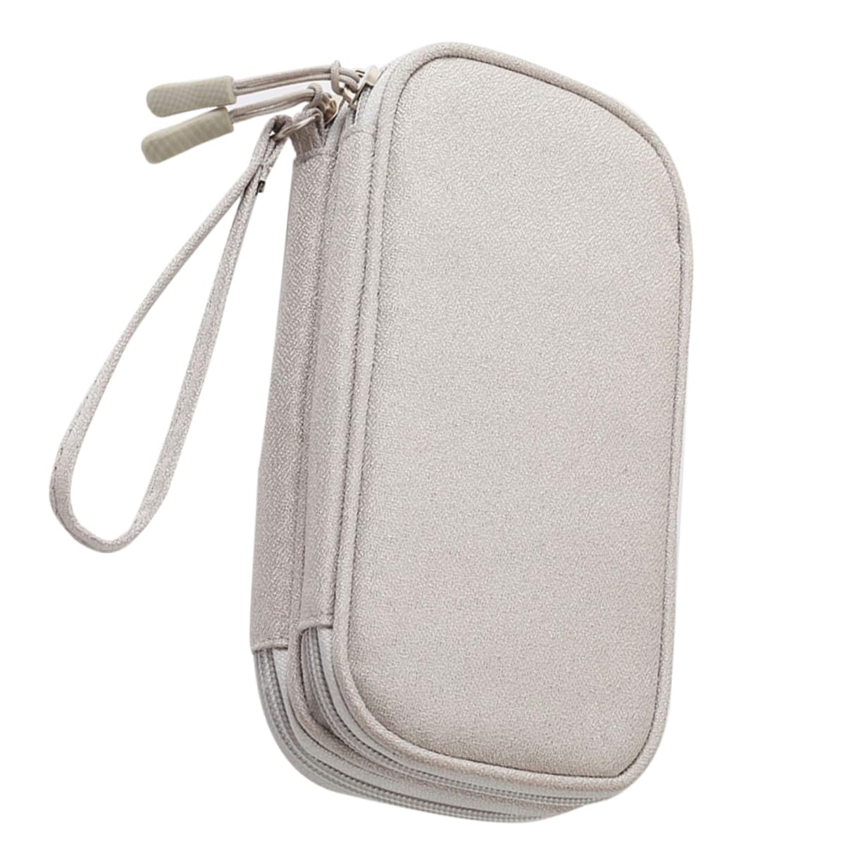 HOMSFOU 4pezzi Organizzatore Elettronico Portatile Per Viaggio Borsa Per Cavi e Accessori Design Compatto Oxford Scomparti Per Cuffie e Caricatori Ottima Protezione e Facile Da Trasportare