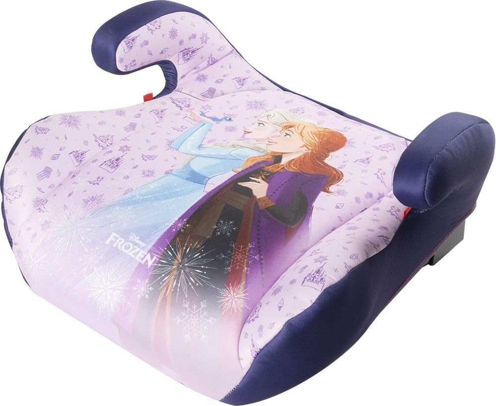 Fotelik dziecięcy z oparciem samochodowym ISOFIX Disney Frozen i-Size ECE R129, Wzrost dziecka 125-150 cm, 22-36 kg, 6-12 lat, grupa 3, łatwy do przenoszenia - zdejmowany i zmywalny