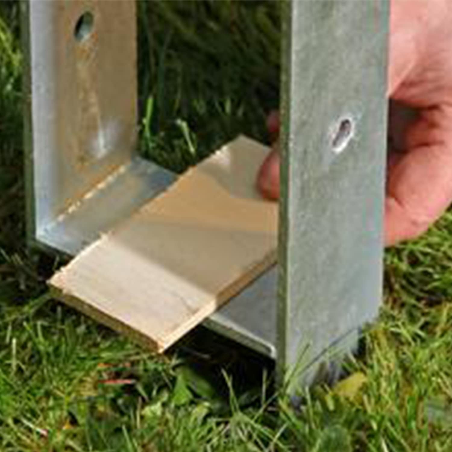 Palo ad H da 121 mm, 6 pali, durevoli, 121 x 600 x 60 mm, pali quadrati in legno per recinzioni di carport