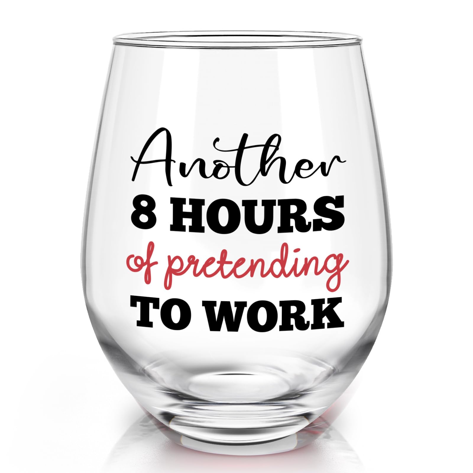 Joymaking Wine Glass Gift for Colleagues Christmas Gifts for Men Who Have Everything Funny Wine Glass for Men Presents for Women who Have Everything Work Colleagues Gifts