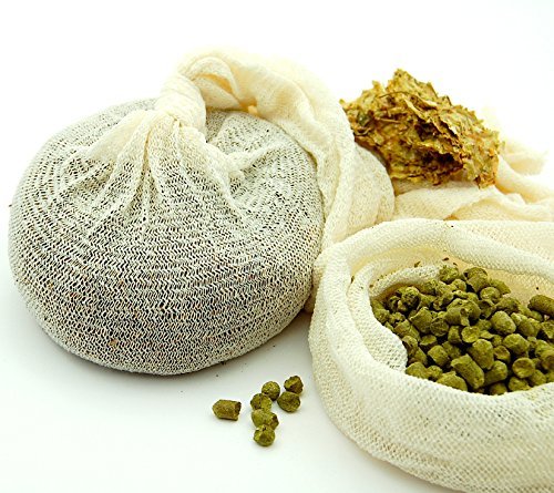 10 x Sachet à houblon en textile - Sac à houblon - Mousseline à houblon - Infuseur à houblon