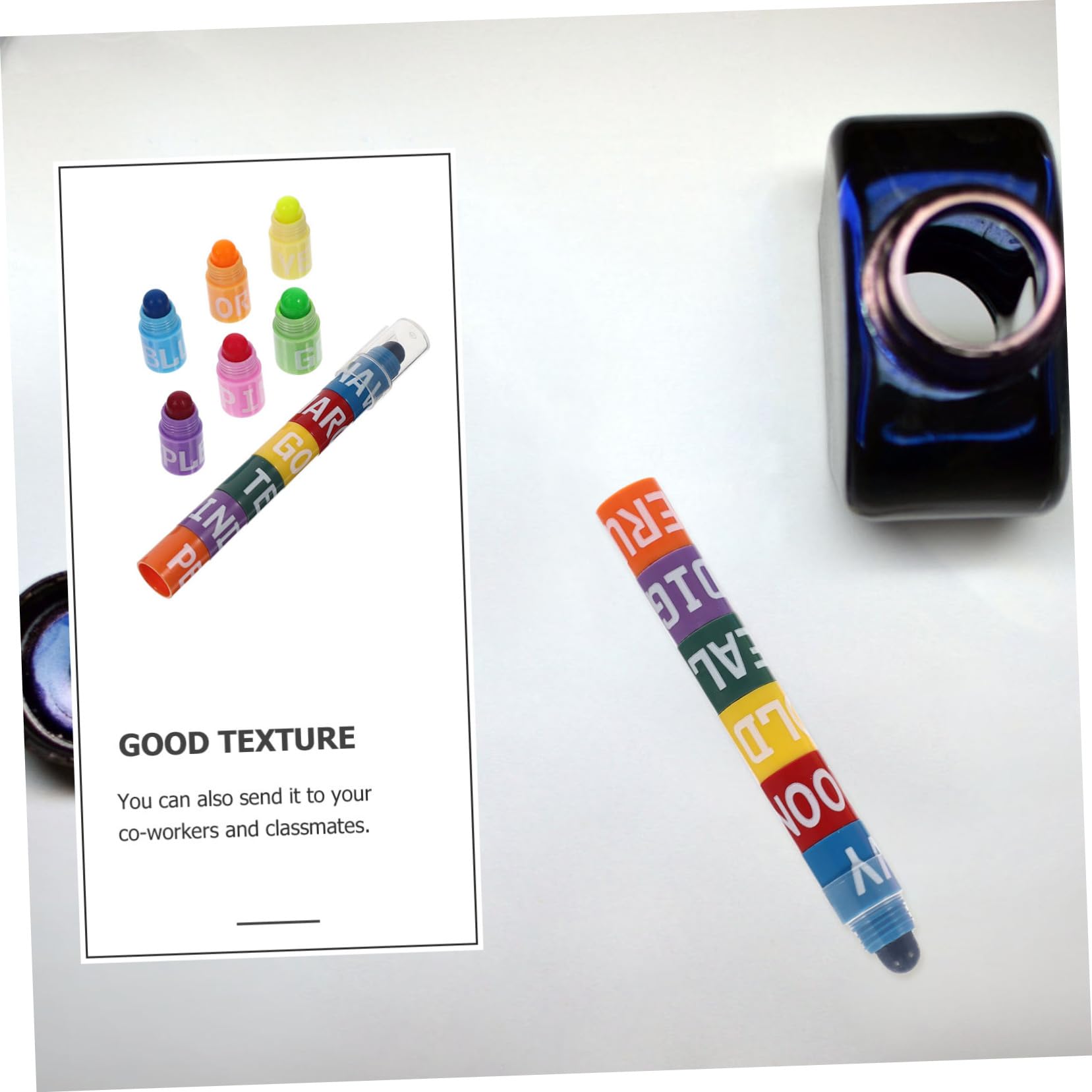 STOBOK 10sets Evidenziatori Colorati Pastello Due Punte Da Penne Per Studenti e Creativi Per Note Disegni e Articoli Di Cancelleria Comodi e Facili Da Usare