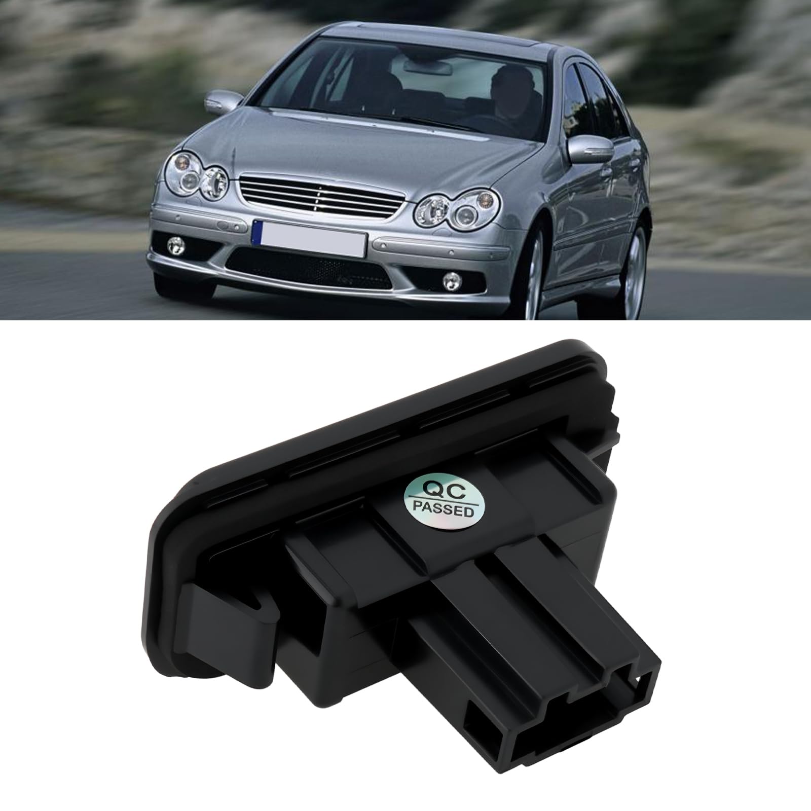 2 luci a LED per targa auto, A2038200556, compatibili con Mercedes-Benz W203 CLK C209 W209 A209 SL R230