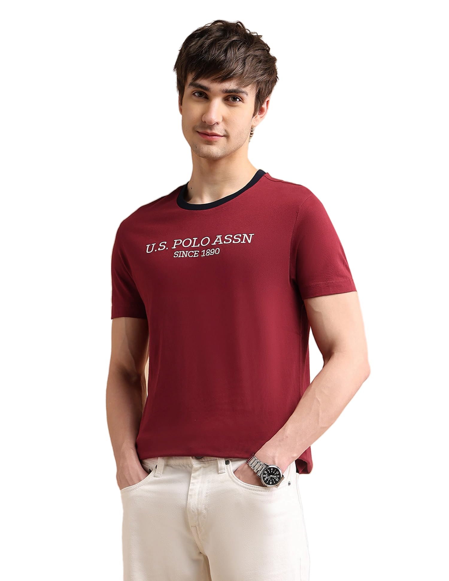 u.s. polo assn. Men Cotton Printed Regular Fit T-Shirt-picture-30