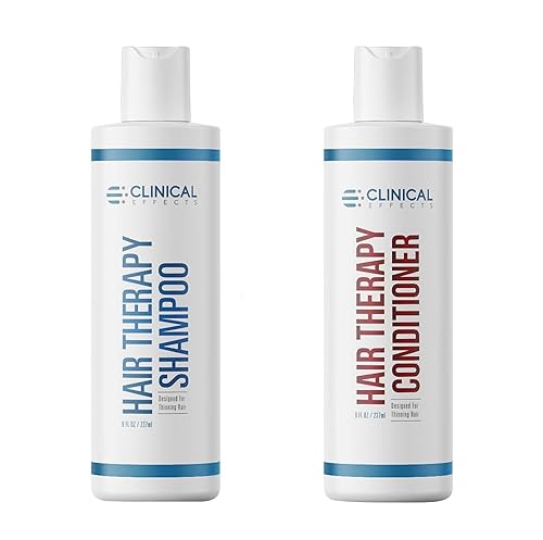 Clinical Effects Juego de champú y acondicionador para terapia del cabello, champú y acondicionador para el crecimiento del cabello para adelgazar