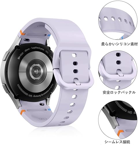 Miniatura 2 de Correa para Galaxy Watch 7654FE 40mm 44mmgalaxy 64 clásico Bandas 47mm 46mm 42mm 43mm5 pro 45mm para mujeres y hombres, Correa de pulsera de