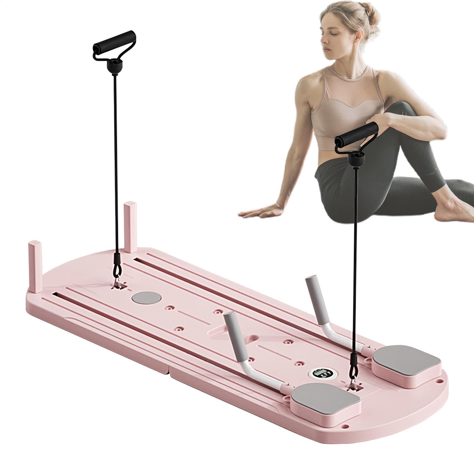 Junta de reformador de Pilates: Plataforma Deslizante Plegable, Rodillo de