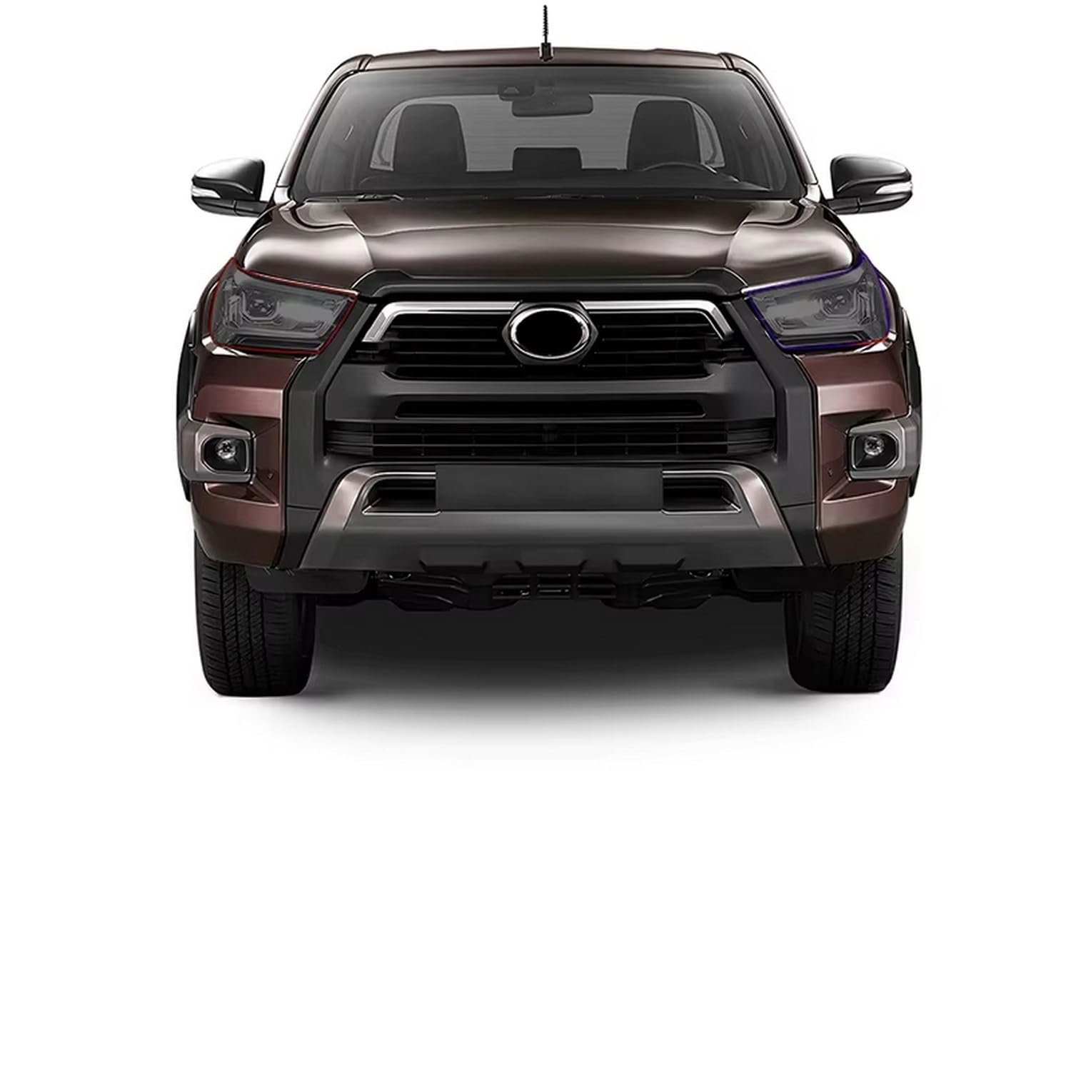 Film anti-rayures phare TPU pour Toyota Hilux sur pistes et chantiers