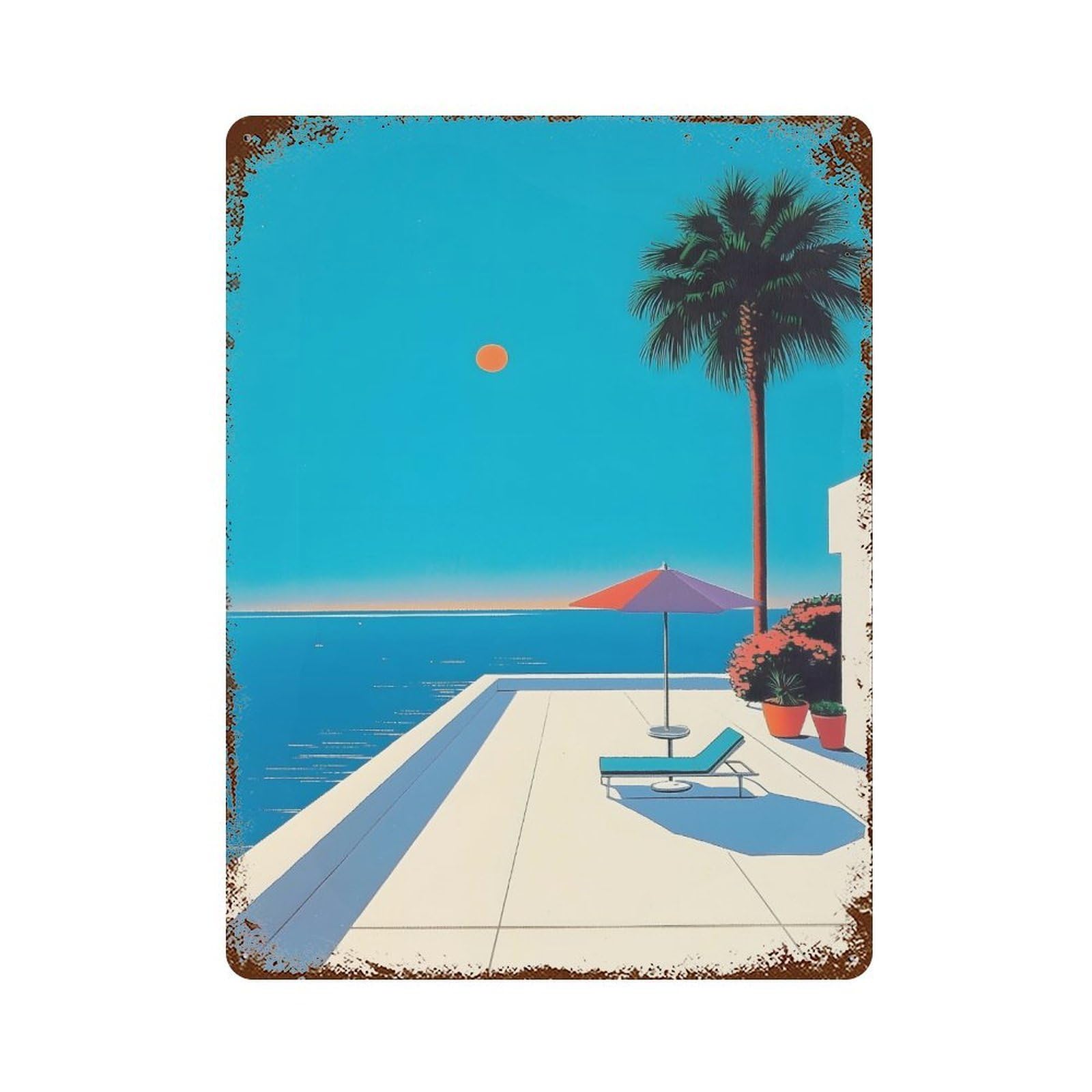 xiaoxiaoshen Hiroshi Nagai Landscape (27) Wall Decor Art Metal Tin Poster Modern Home Decor Art Home Bar Shop Decorations Vintage Sign 40x30cm