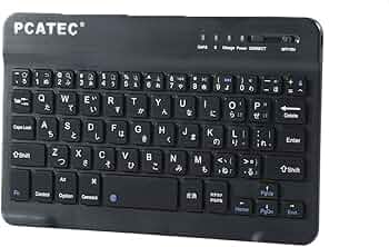 キーボード PCATEC Bluetooth Keyboard & Case 61aNRLo8UeL._AC_UF350,