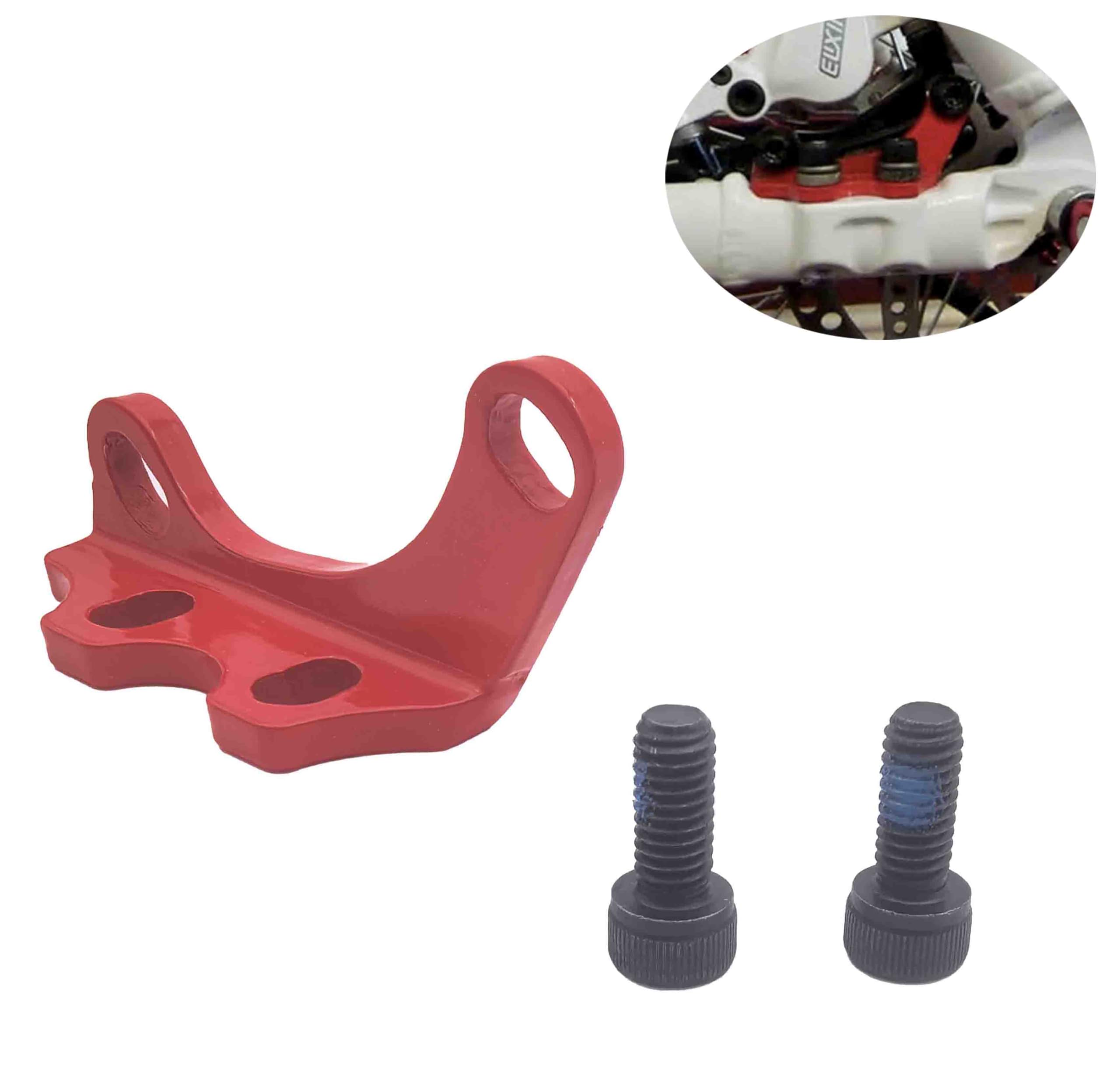 Mountain Bike Disc Brake Frame Adapter Kit, Stainless Steel, Converts 22mm Hayes to I.S. 51mm